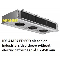 ECO: IDE 41A07 air cooler industrial sided throw fin spacing: 7 mm