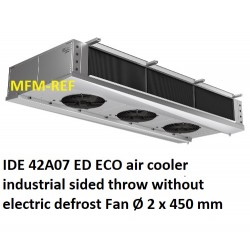 ECO: IDE 42A07 air cooler industrial sided throw fin spacing: 7 mm