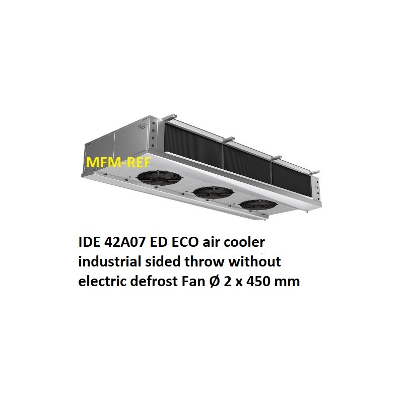 ECO: IDE 42A07 Luftkühler Industrielle sided throw Lamellen 7mm