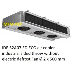 ECO: IDE 52A07 air cooler industrial sided throw fin spacing: 7 mm