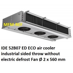 ECO: IDE 52B07 air cooler industrial sided throw fin spacing: 7 mm