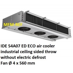 ECO: IDE 54A07 air cooler industrial sided throw fin spacing: 7 mm