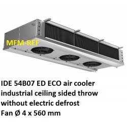 ECO: IDE 54B07 air cooler industrial sided throw fin spacing: 7 mm