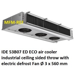 ECO IDE 53B07 ED industrial evaporador espaçamento entre as aletas 7mm