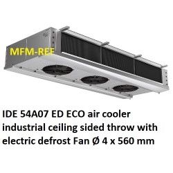 ECO: IDE 54A07 ED industrial evaporador espaçamento 7mm