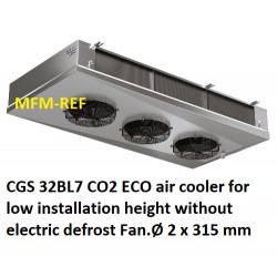 ECO: CGD 32BL7 CO2 enfriador de aire para la baja altura de la instalación