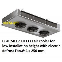 ECO: CGD 24EL7 ED CO2 air cooler for low installation height  7 mm