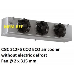 CGC 312F6 CO2 ECO enfriador de aire espaciamiento fin 6 mm sin descongelación eléctrica