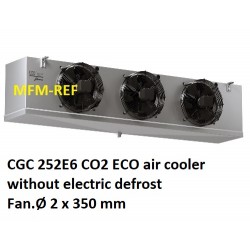 CGC 352E6 CO2 ECO enfriador de aire espaciamiento Fin 6 mm sin descongelación eléctrica