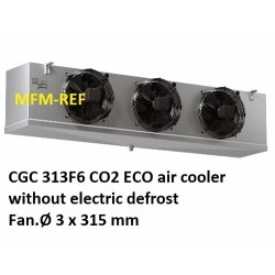 ECO CGC 313F6 CO2 air cooler Fin spacing: 6mm without electric defrost