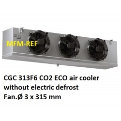 CGC 313F6 CO2 ECO enfriador de aire espaciamiento fin 6 mm sin descongelación eléctrica