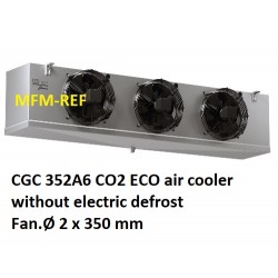 CGC 352A6 CO2 ECO enfriador de aire espaciamiento Fin 6 mm sin descongelación eléctrica