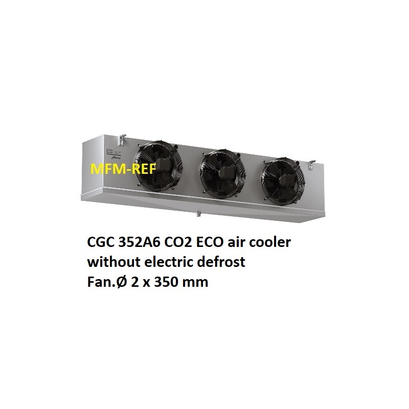 ECO: CGC 352A6 CO2 enfriador de aire, espaciamiento Fin 6 mm