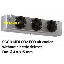 ECO CGC 314F6 CO2  air cooler Fin spacing 6mm without electric defrost