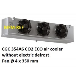 CGC 354A6 CO2 ECO enfriador de aire espaciamiento Fin 6 mm sin descongelación eléctrica