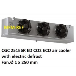 ECO: CGC 251E6R ED CO2 air cooler Fin spacing: 6 mm