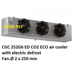 ECO CGC252G6ED CO2 air cooler Fin spacing 6mm without electric defrost