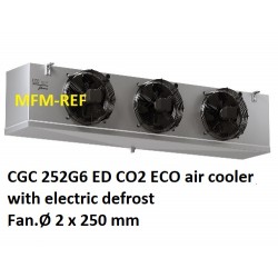 CGC 252G6 ED CO2 ECO refrigerador de ar espaçamento entre as aletas 6 mm com degelo elétrico