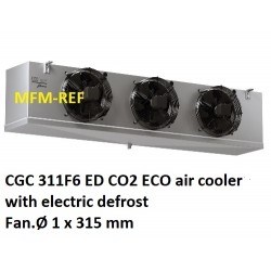 ECO CGC 311F6 ED CO2 air cooler Fin spacing 6 mm with electric defrost