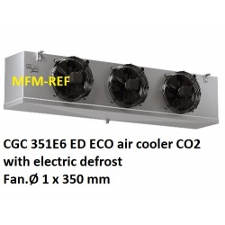 ECO CGC 351E6 ED CO2 air cooler Fin spacing: 6 mm with electric defrost