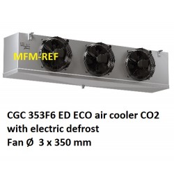 ECO: CGC 353F6 ED CO2 air cooler Fin spacing 6mm with electric defrost