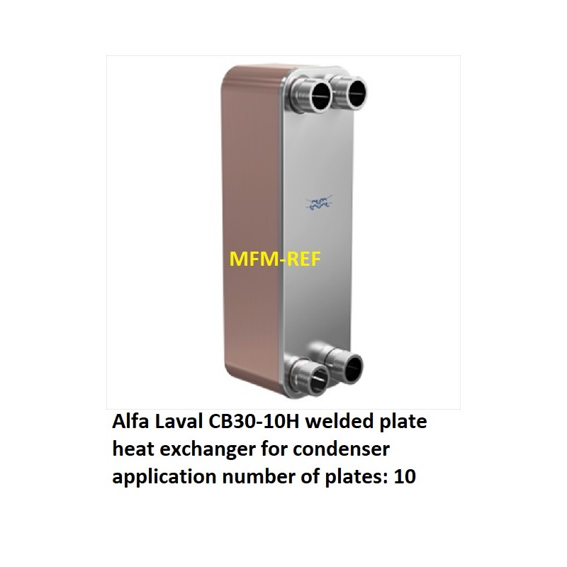 CB30-10H Alfa Laval welded plate heat exchanger condenser application