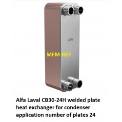 Alfa Laval CB30-24H welded plate heat exchanger for condenser application