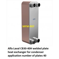 CB30-40H Alfa Laval trocador de calor de placa soldada condensador
