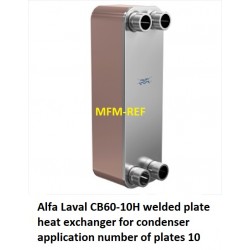 Alfa Laval CB60-10H intercambiador de calor de placas soldadas para aplicación de condensador