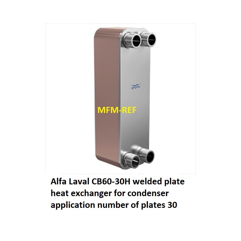 CB60-30H Alfa Laval welded plate heat exchanger condenser application