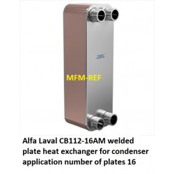 Alfa Laval CB112-16AM gesoldeerde platenwisselaar voor condensor toepassing