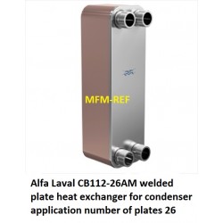 Alfa Laval CB112-26AM  trocador de calor de placa soldada para aplicação de condensador