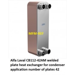CB112-42AM Alfa Laval welded plate heatexchanger condenser application