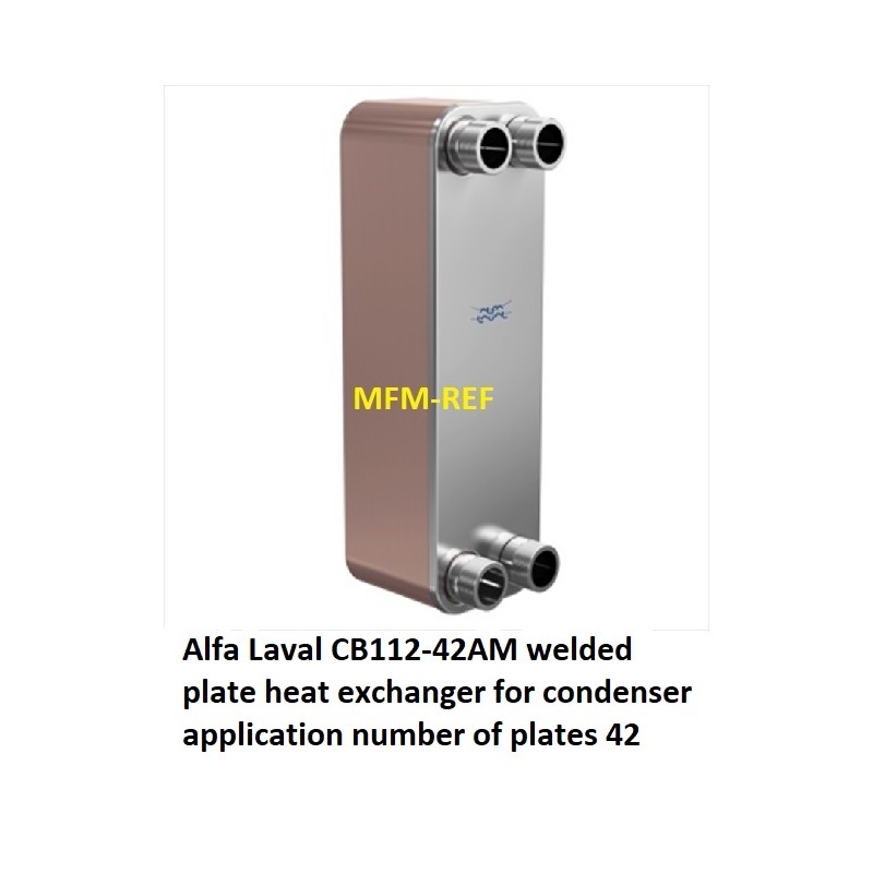 CB112-42AM Alfa Laval welded plate heatexchanger condenser application