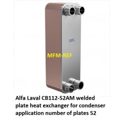 CCB112-52AM Alfa Laval welded plate heat exchanger for condenser