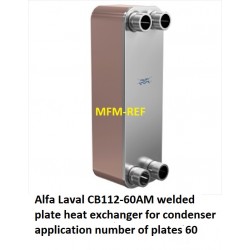 Alfa Laval CB112-60AM gesoldeerde platenwisselaar voor condensor toepassing