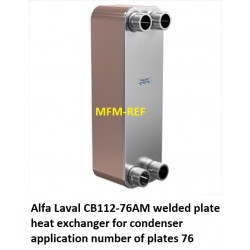 Alfa Laval CB112-76AM trocador de calor de placa soldada para aplicação de condensador