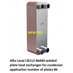 CB112-86AM Alfa Laval gelöteter Plattenwärmetauscher für Kondensator