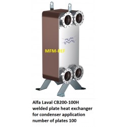 Alfa Laval CB200-100H gesoldeerde platenwisselaar voor condensor toepassing
