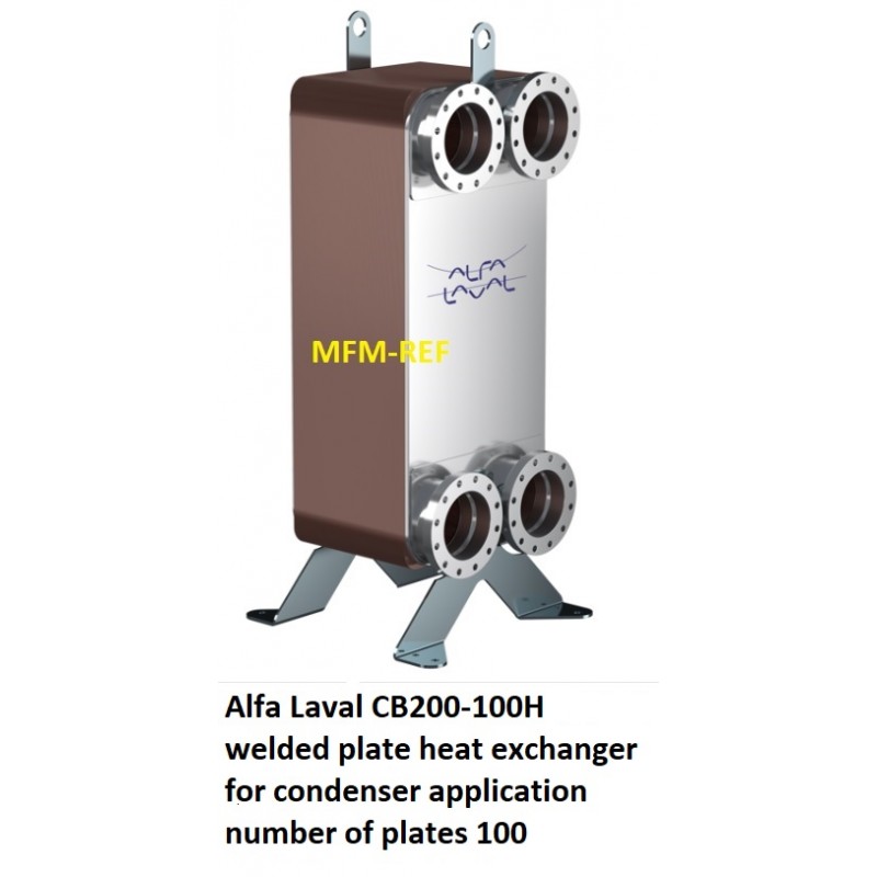 CB200-100H Alfa Laval échangeur à plaques pour application condenseur