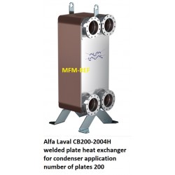CB200-200H Alfa Laval gesoldeerde platenwisselaar condensor toepassing