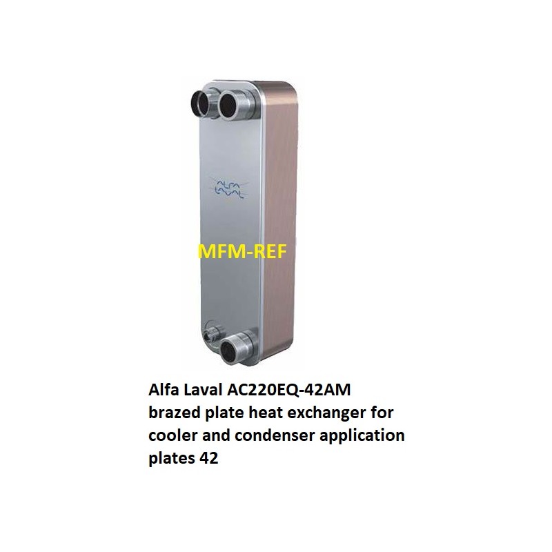 AC220EQ-42AM Alfa Laval gesoldeerde platenwisselaar koeler & condensor
