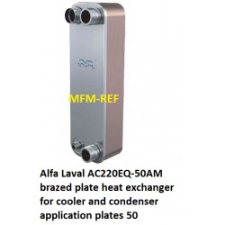 AC220EQ-50AM Alfa Laval brazed plate heat exchanger for evaporator