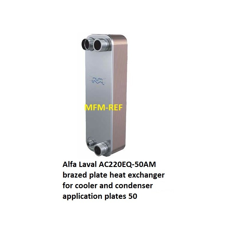 AC220EQ-50AM Alfa Laval brazed plate heat exchanger for evaporator