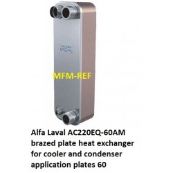 Alfa Laval AC220EQ-60AM placas soldadas intercambiador de calor para el evaporador y condensador aplicación