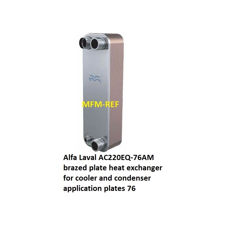 AC220EQ-76AM AlfaLaval trocador de calorplaca refrigerador-condensador