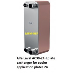 Alfa Laval AC30-24H gesoldeerde platenwisselaar voor koeler toepassing