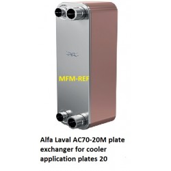 AC70-20M Alfa Laval Intercambiador de places para el uso refrigerador