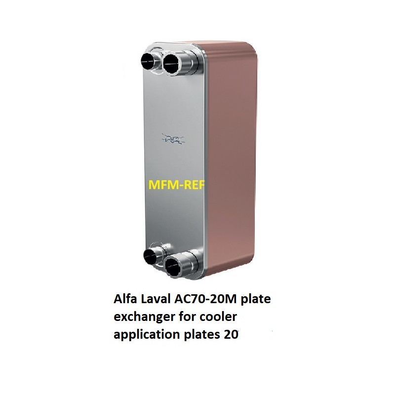 AC70-20M Alfa Laval échangeur à plaques pour application refroidisseur