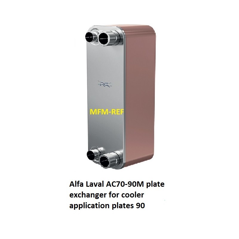 AC70-90M Alfa Laval trocador de calor de placa soldada para e resfriador